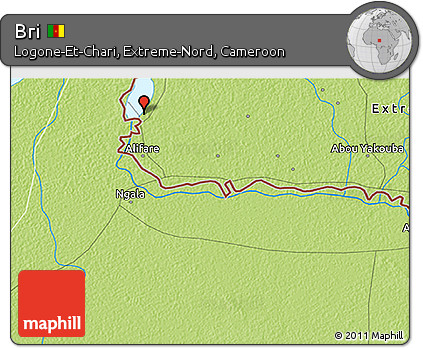 Physical 3D Map of Bri