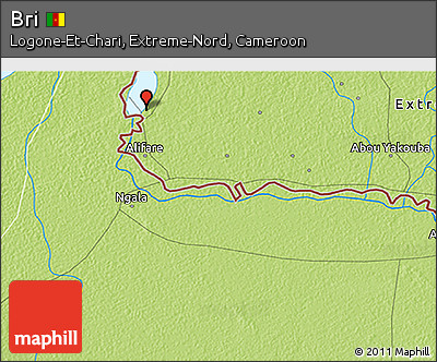 Physical 3D Map of Bri