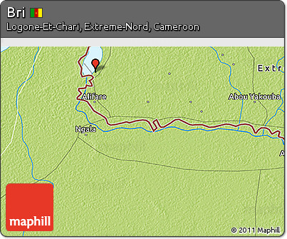 Physical 3D Map of Bri