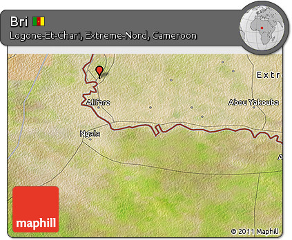Satellite 3D Map of Bri
