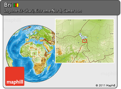 Physical Location Map of Bri