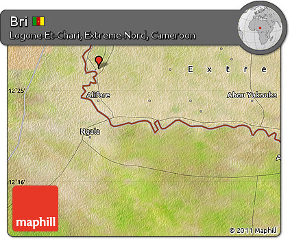 Satellite Map of Bri