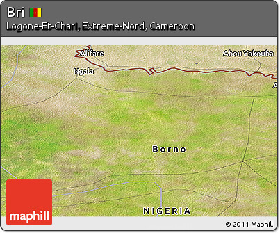 Satellite Panoramic Map of Bri