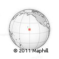 Outline Map of the Area around 12° 11' 54" N, 150° 22' 30" W, rectangular outline