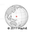 Outline Map of the Area around 12° 11' 54" N, 152° 13' 29" E, rectangular outline