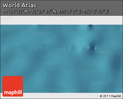 Satellite 3D Map of the Area around 12° 11' 54" N, 155° 37' 30" E