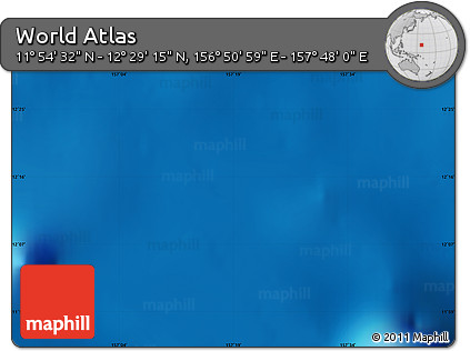 Physical Map of the Area around 12° 11' 54" N, 157° 19' 29" E