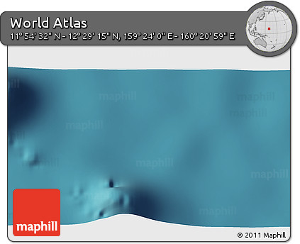 Satellite 3D Map of the Area around 12° 11' 54" N, 159° 52' 30" E
