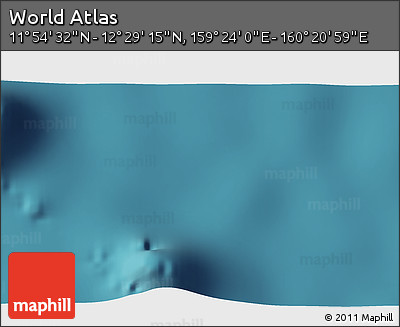 Satellite 3D Map of the Area around 12° 11' 54" N, 159° 52' 30" E