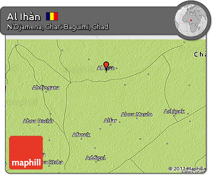 Physical 3D Map of Al Ihàn