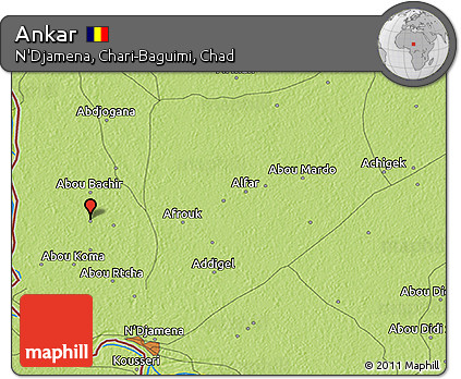 Physical 3D Map of Ankar