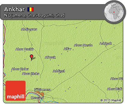 Physical 3D Map of Ankhar
