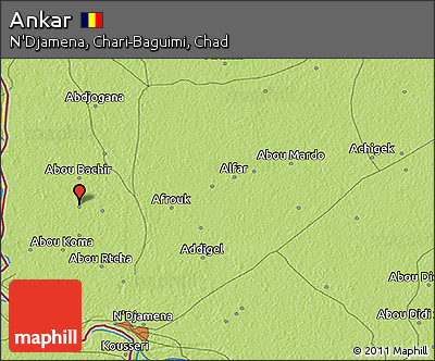 Physical 3D Map of Ankar