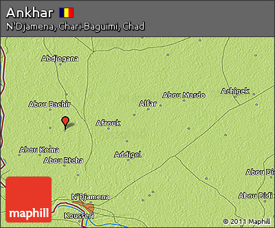 Physical 3D Map of Ankhar
