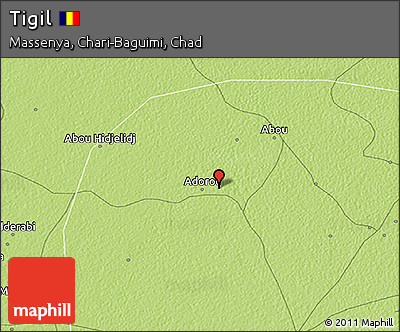 Physical 3D Map of Tigil