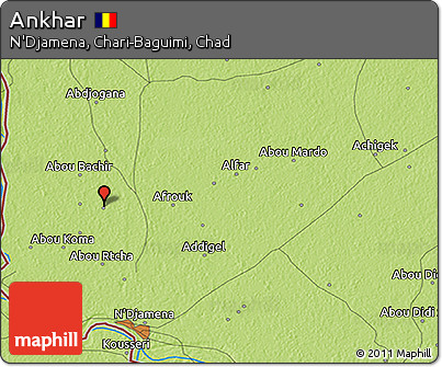 Physical 3D Map of Ankhar