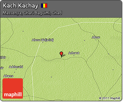 Physical 3D Map of Kach Kachay