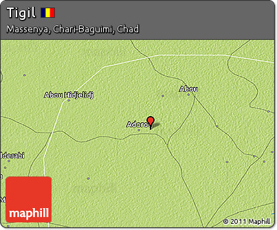 Physical 3D Map of Tigil