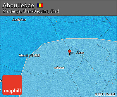 Political 3D Map of Abouliebde