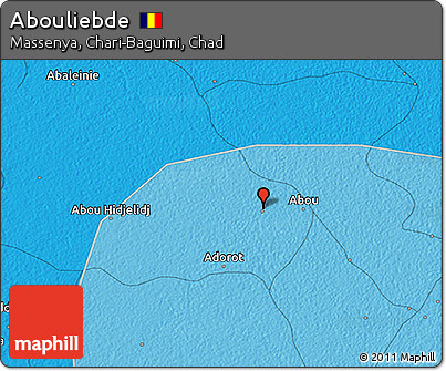 Political 3D Map of Abouliebde