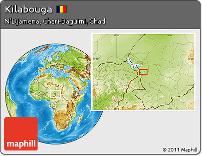 Physical Location Map of Kilabouga