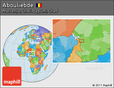 Political Location Map of Abouliebde