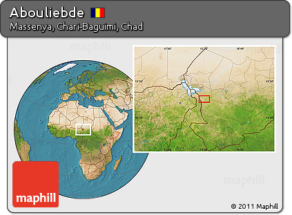Satellite Location Map of Abouliebde