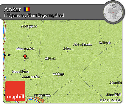 Physical Map of Ankar