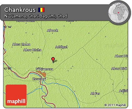 Physical Map of Chankrous