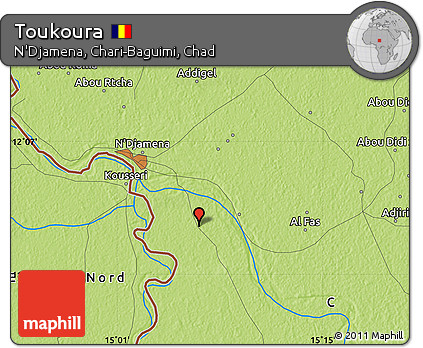 Physical Map of Toukoura