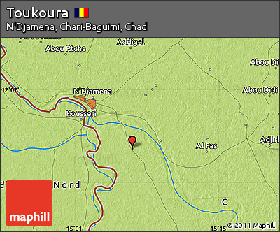 Physical Map of Toukoura