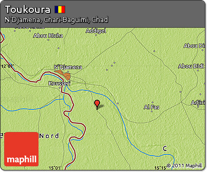 Physical Map of Toukoura