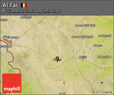 Satellite Map of Al Fas