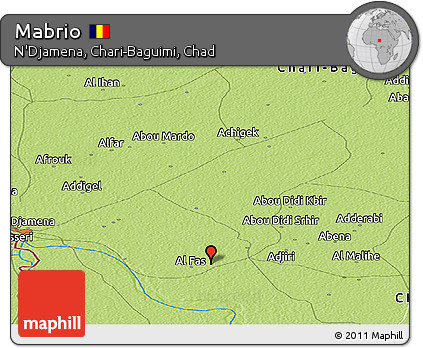 Physical Panoramic Map of Mabrio