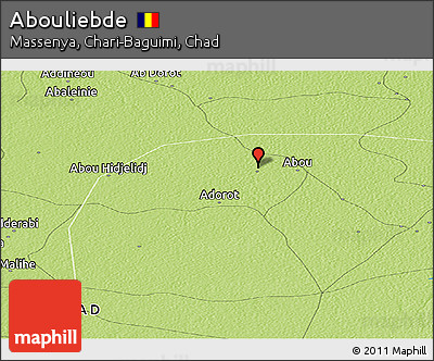 Physical Panoramic Map of Abouliebde