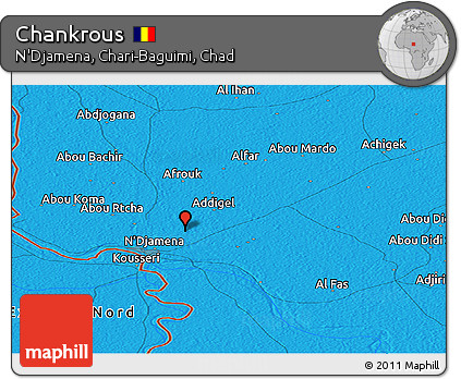 Political Panoramic Map of Chankrous