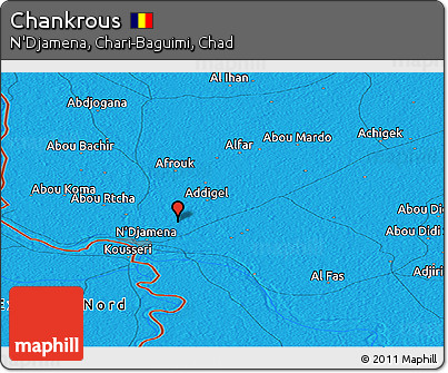 Political Panoramic Map of Chankrous