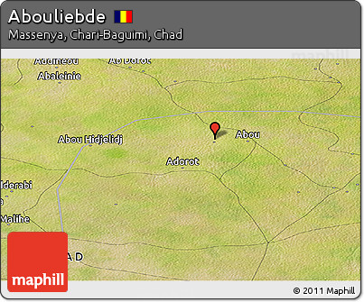 Satellite Panoramic Map of Abouliebde