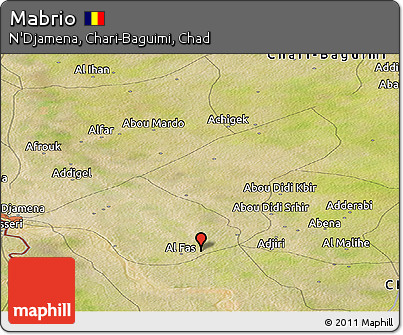 Satellite Panoramic Map of Mabrio