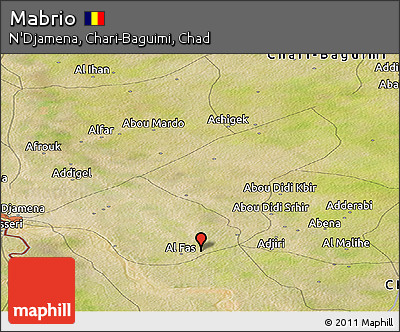 Satellite Panoramic Map of Mabrio