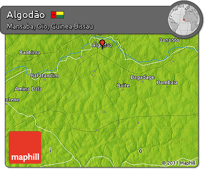 Physical Map of Algodão