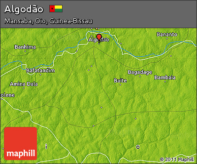 Physical Map of Algodão