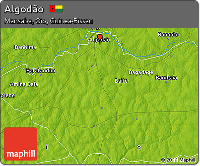Physical Map of Algodão