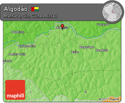 Political Map of Algodão