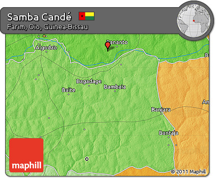 Political Map of Samba Candé