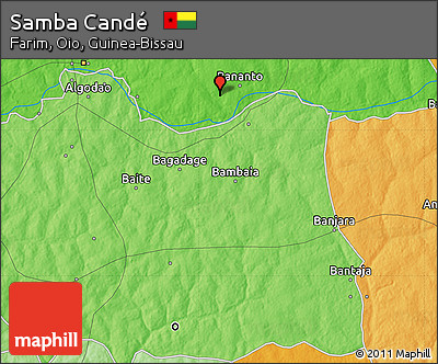 Political Map of Samba Candé