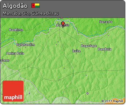 Political Map of Algodão