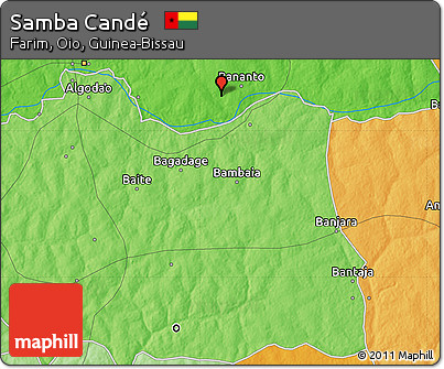 Political Map of Samba Candé
