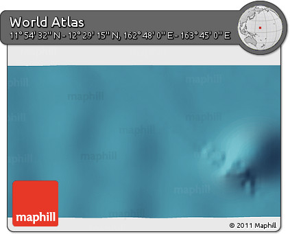 Satellite 3D Map of the Area around 12° 11' 54" N, 163° 16' 30" E