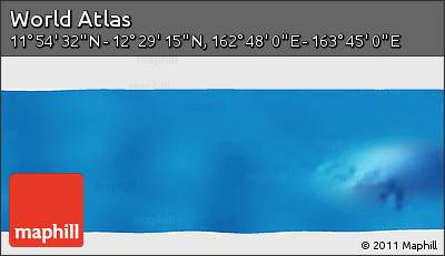 Physical Panoramic Map of the Area around 12° 11' 54" N, 163° 16' 30" E